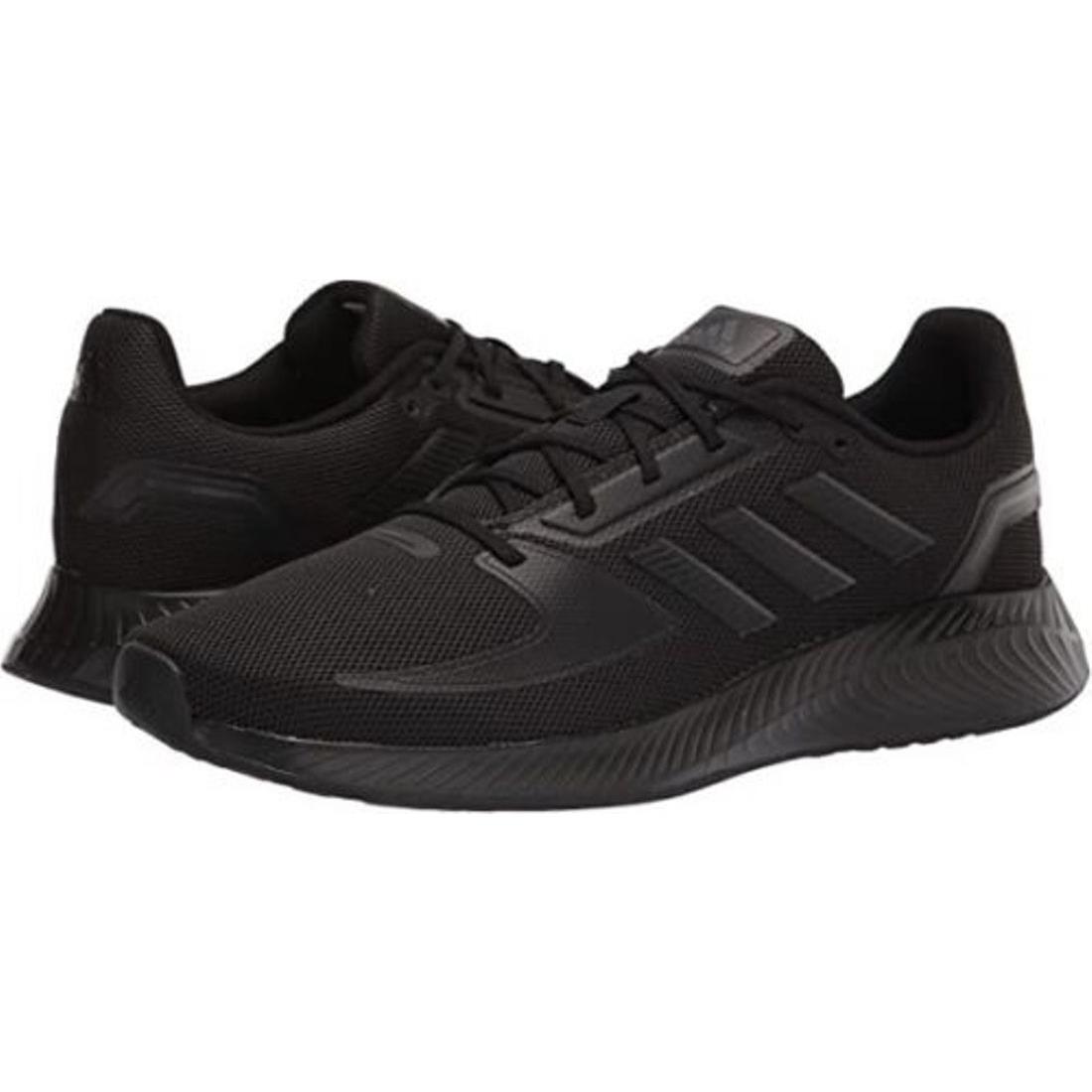 Man Adidas Runfalcon 2.0 Running Lace Up Shoe G58096 Color Black/gray - Black/Gray