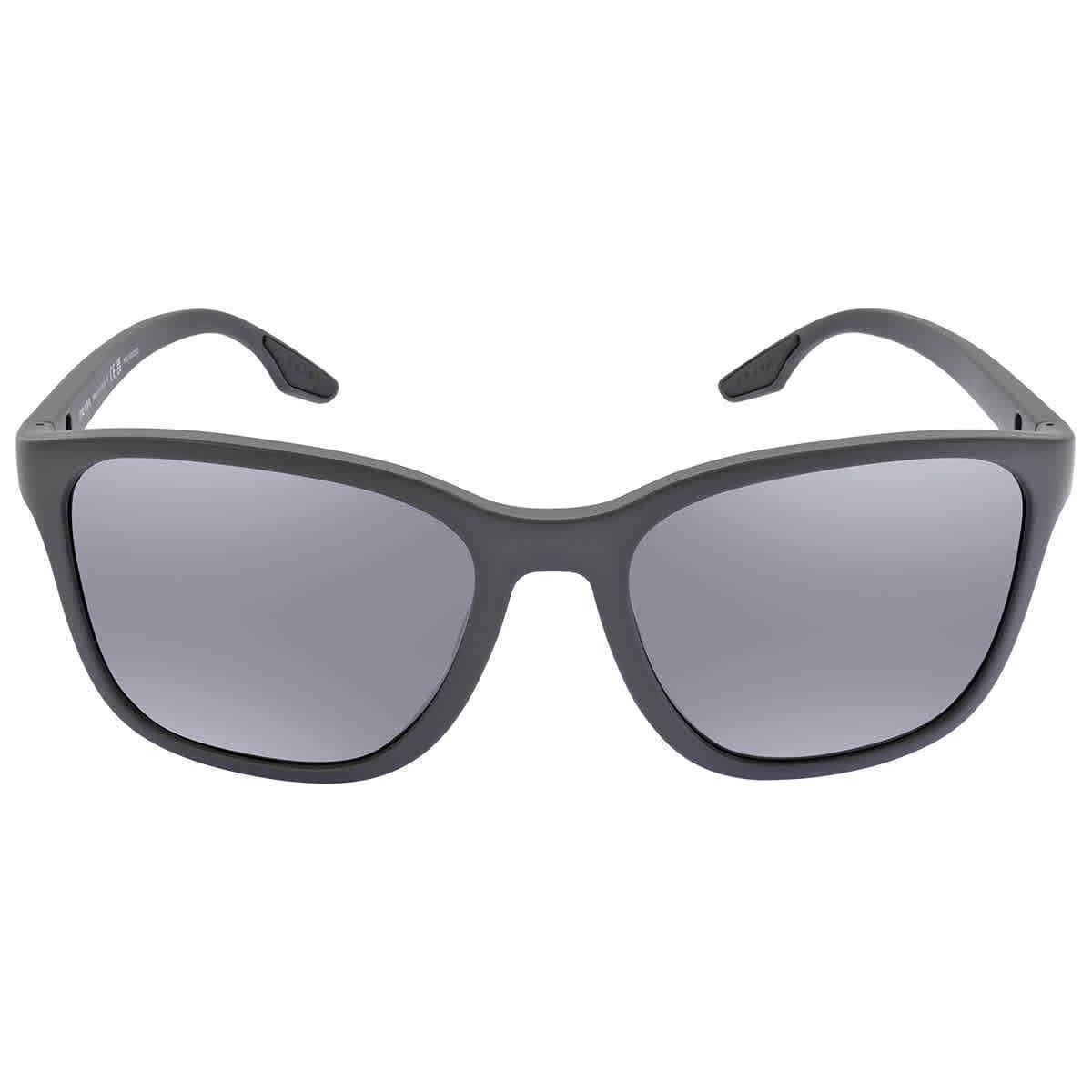 Prada Linea Rossa Polarized Dark Grey Mirror Square Men`s Sunglasses PS 02WS