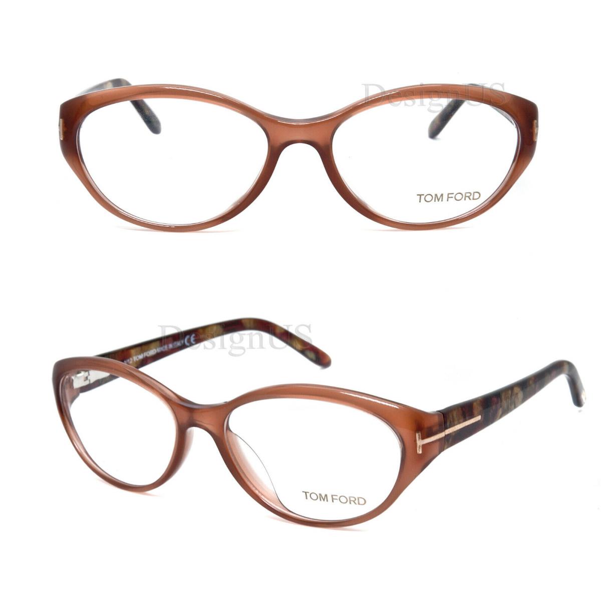 Tom Ford TF4244 047 Clear Brown 56/16/135 Eyeglasses Made Italy