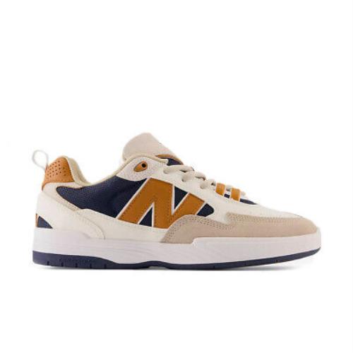 New Balance Numeric 808 Sneakers White/brown Tiago Lemos Skating Shoes - White/Brown