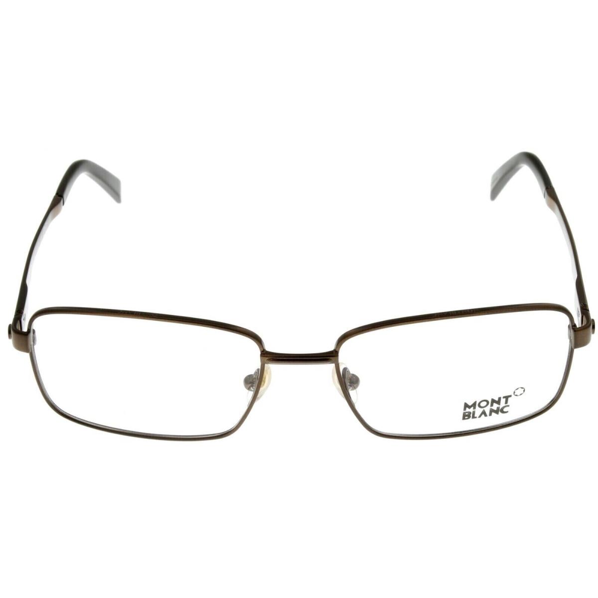 Montblanc Mont Blanc Men MB482 028 Eyewear Frame Rectangular Bronze Eyewear