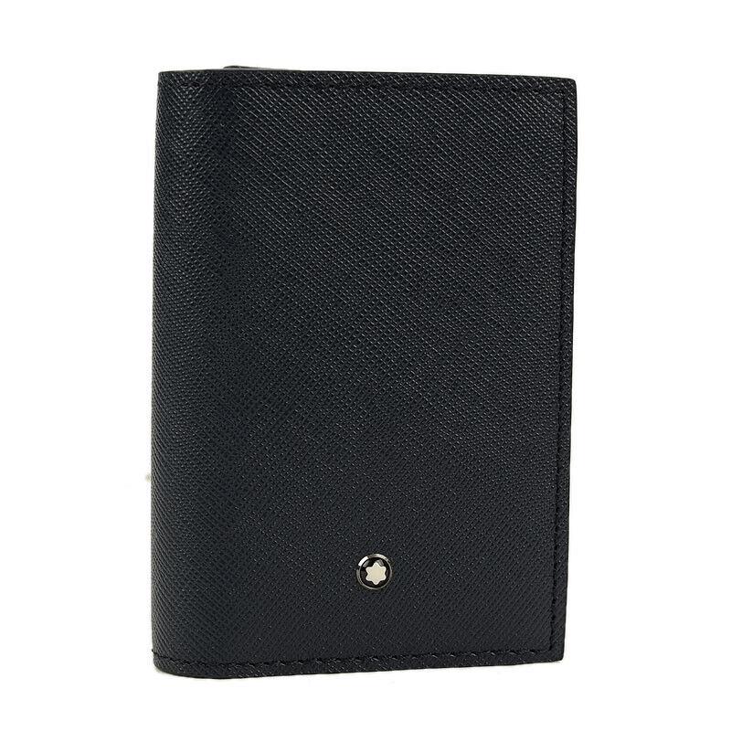 Montblanc Mens Dark Blue Sartorial Business Card Case Holder Gusset Italy