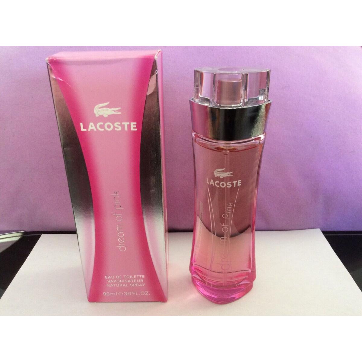 Lacoste Dream Of Pink For Women Perfume 3.0 oz 90 ml Edp Spray