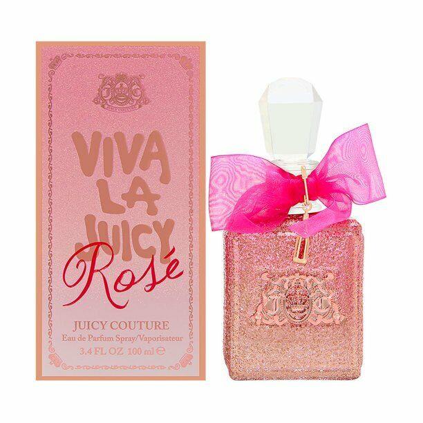 Viva La Juicy Rose Perfume By Juicy Couture Eau De Parfum Spray For Women 3.4 oz