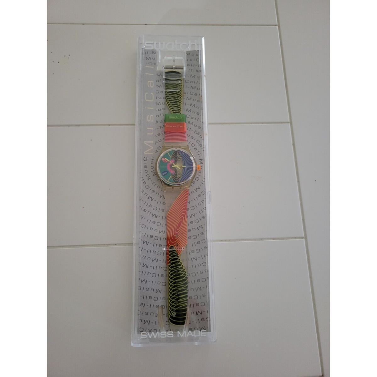 Musical Swatch Watch Tambour SLJ100 - Multicolor - Swatch watch 