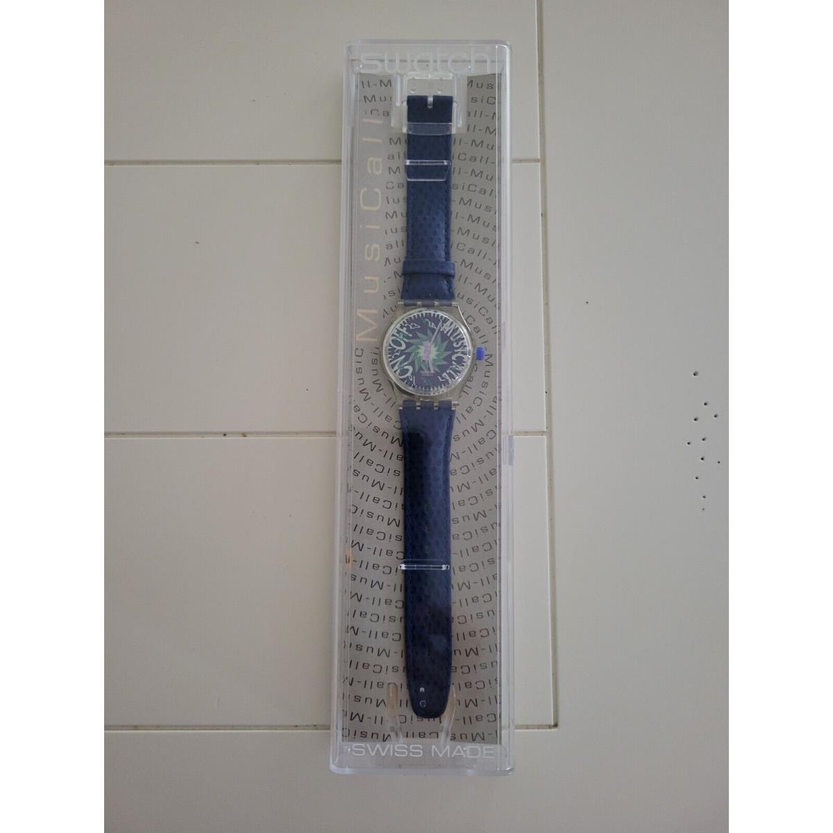 Swatch Watch Tone IN Blue SLK100 Musical