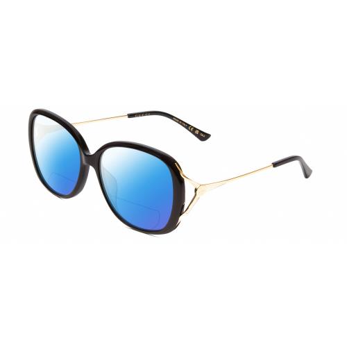 Gucci GG0649SK Womens Polarized Bifocal Sunglasses in Black/gold 58mm 41 Options Blue Mirror