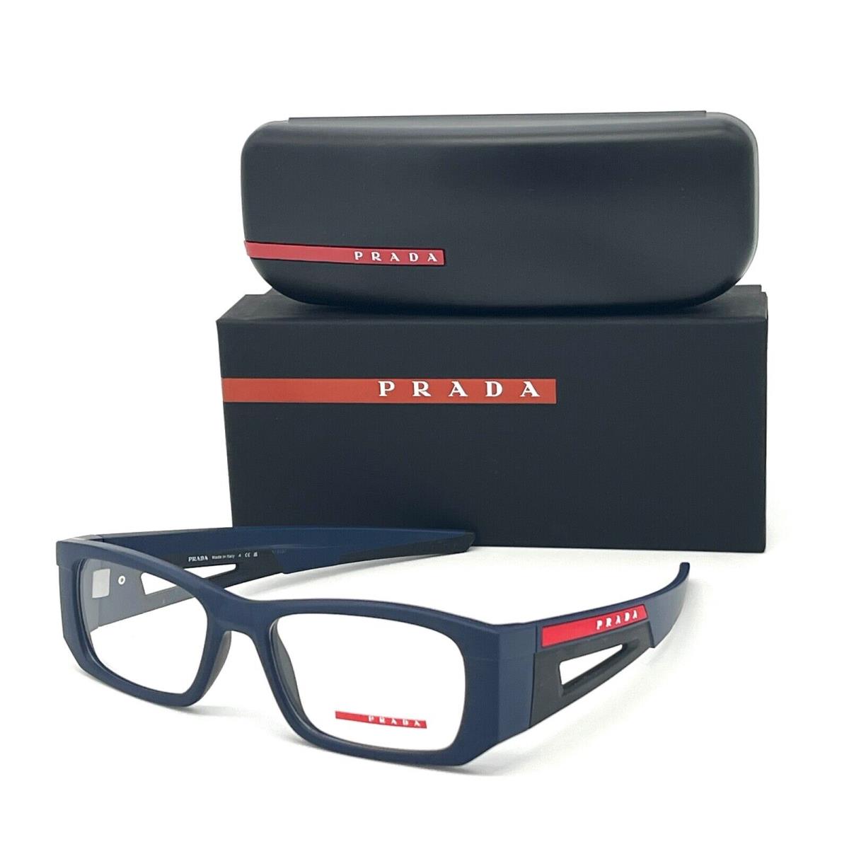 Prada Sport PS 03PV MAG1O1 Matte Blue Black / Demo Lens 55mm Eyeglasses - Frame: Matte Blue Black