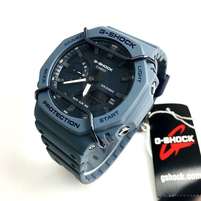 Casio G-shock GA2100 Blue Digital Analog Wire Face Watch GA2100PT-2A