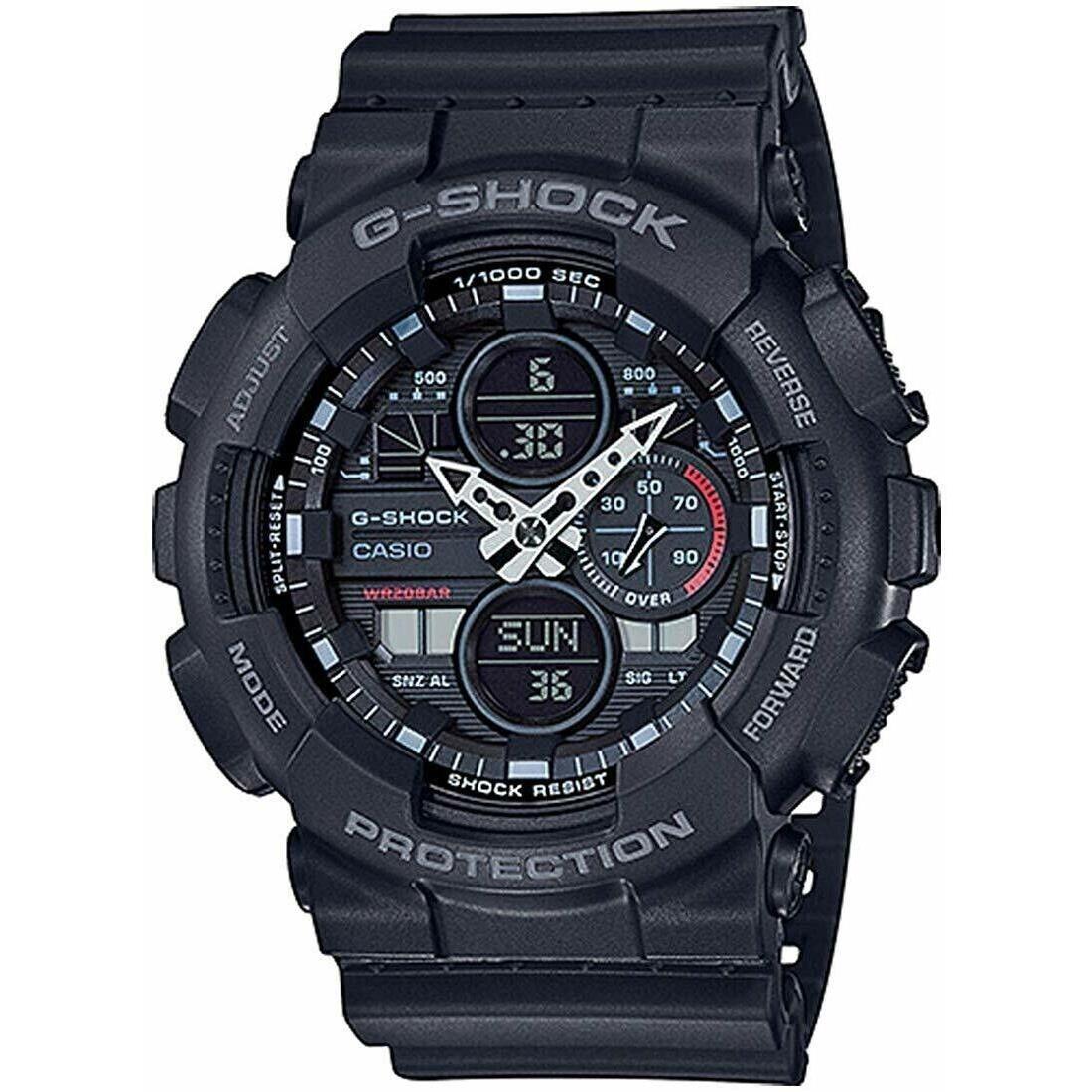 Casio G-shock GA-140-1A1 Black Analog Digital Mens Watch GA-140 200M WR