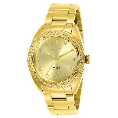 Invicta Lady Angel Quartz Watch Gold 27457 - Gold