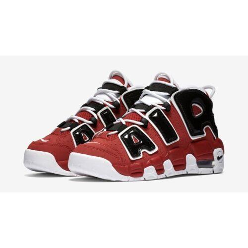 415082 600 Nike Air More Uptempo Retro Pippen Chicago Bulls Red White Blk 6Y GS