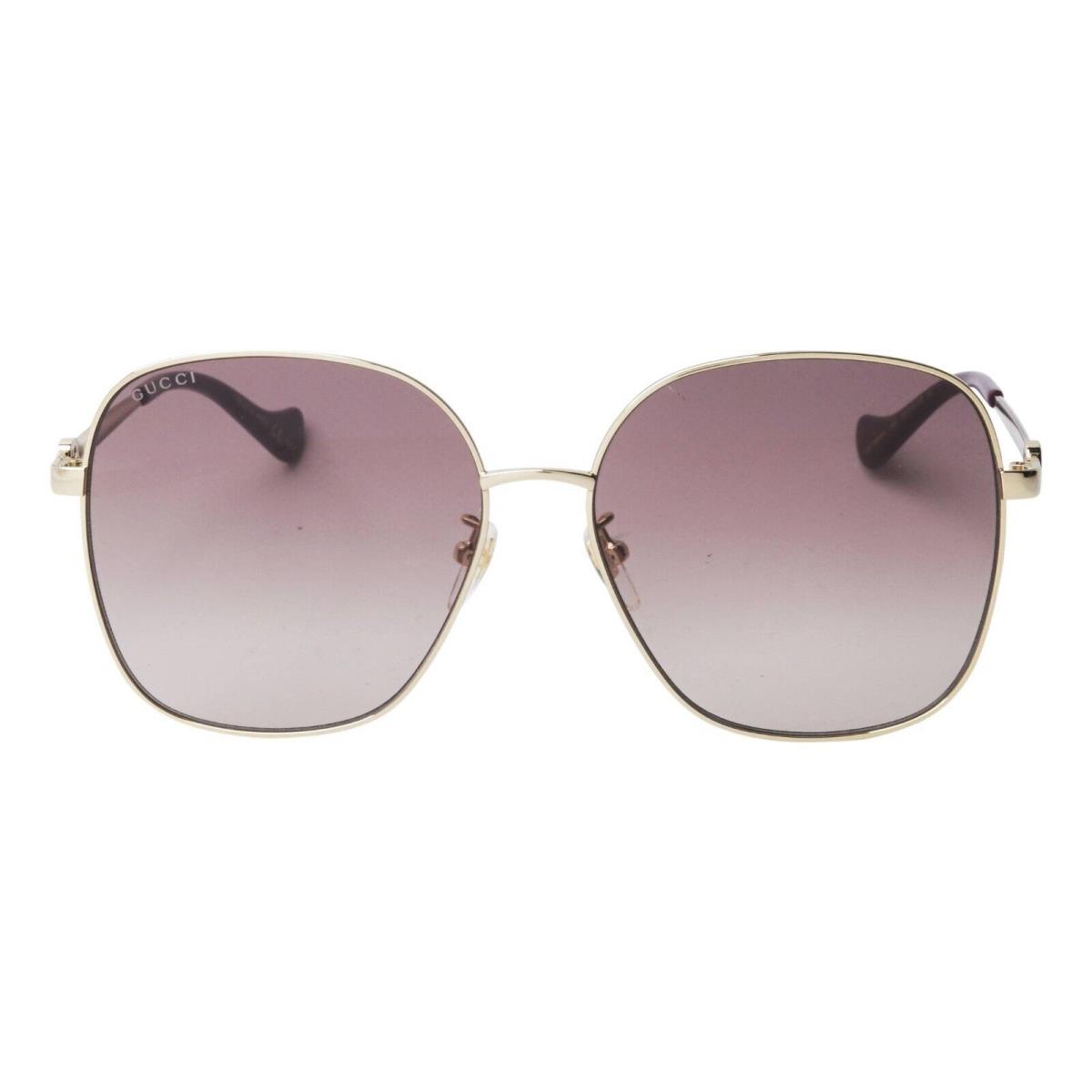 Gucci GG1089SA-002 Women`s Gold Frame / Gray Gradient Sunglasses