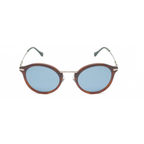 Gucci GG0917S 003 Womens Round Sunglasses Tortoise Havana/silver/green/blue 50mm - Frame: