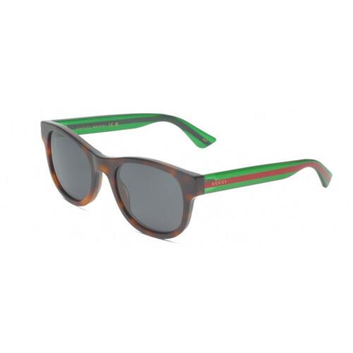 Gucci GG0003SN 003 Unisex Classic Sunglasses Tortoise Havana/red Green/grey 52mm - Frame: