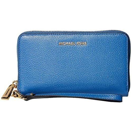 Kors Jet Set Multifunction Vintage Blue Phone Case Wallet L3109