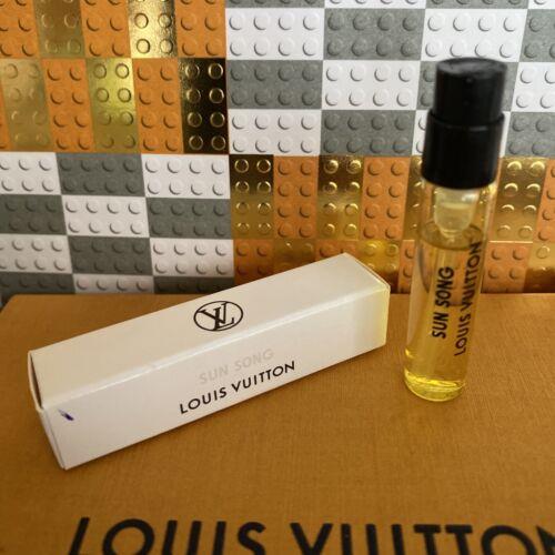 Sun Song Louis Vuitton Fragrance Travel Sample .06 oz 2 ml Eau de Parfum