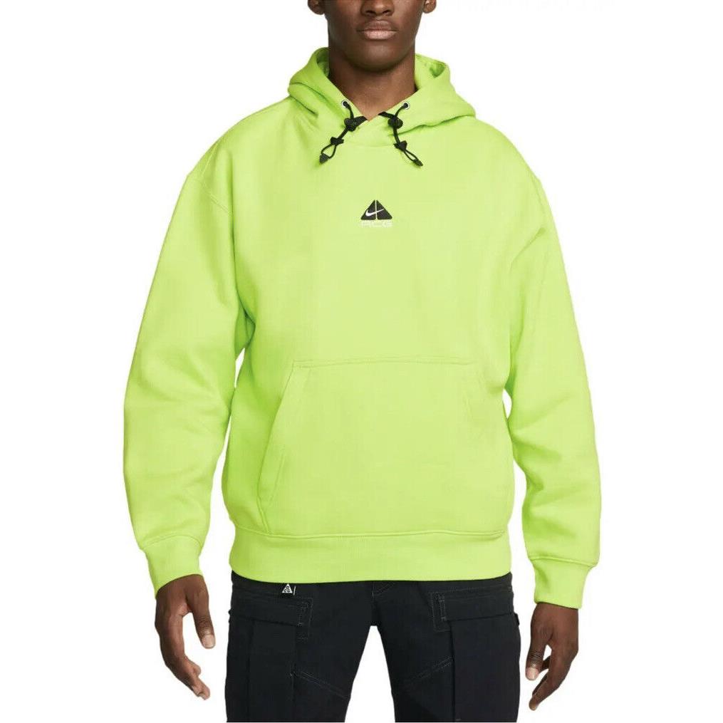 Nike Acg Therma-fit Neon Green Pullover Hoodie Mens Multi Sizes DH3087-389