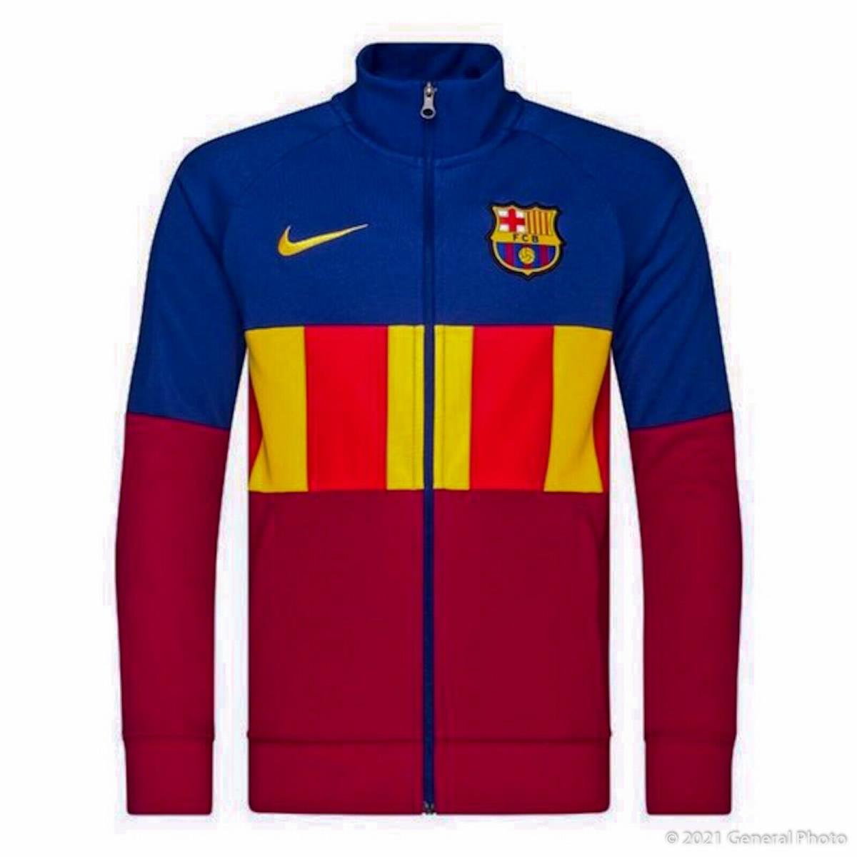 2020 Men`s Nike FC Barcelona Track Jacket CV4658-455/Medium