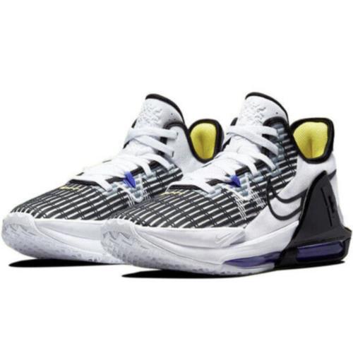Nike Lebron Witness VI White/persian Violet Basketball Shoes CZ4052-100 - Multicolor