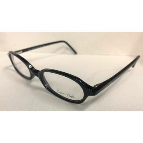 Calvin Klein Eyeglasses CK738 090 Black Frames 47MM Rx-able