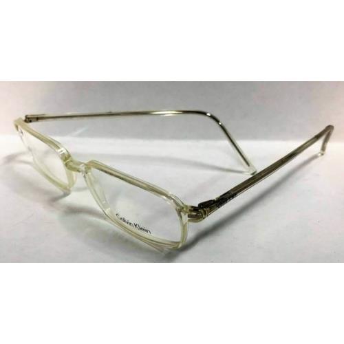 Calvin Klein Eyeglasses CK755 012 Transparent Frames 50MM Rx-able