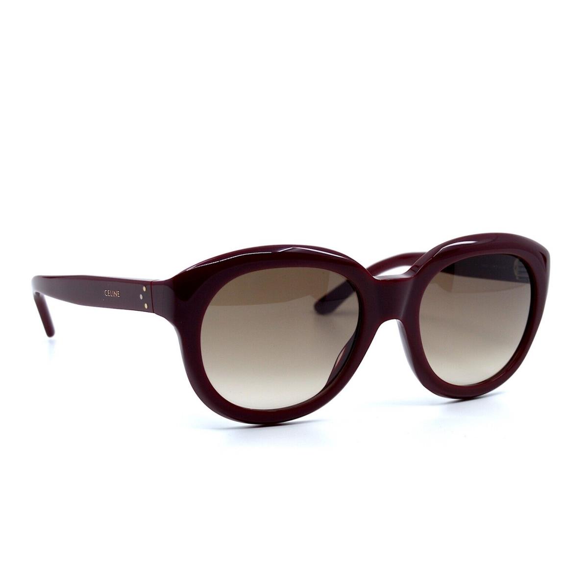 Celine Paris CL40071I 69F Burgundy Brown Lens Sunglasses 56-20