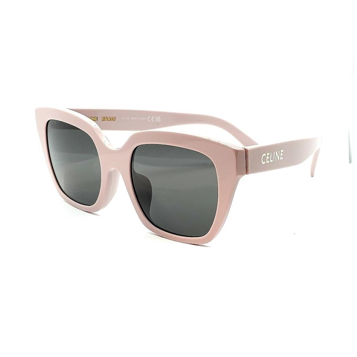 Celine CL400198F Sunglasses 72A Vintage Pink / Green Lenses 56