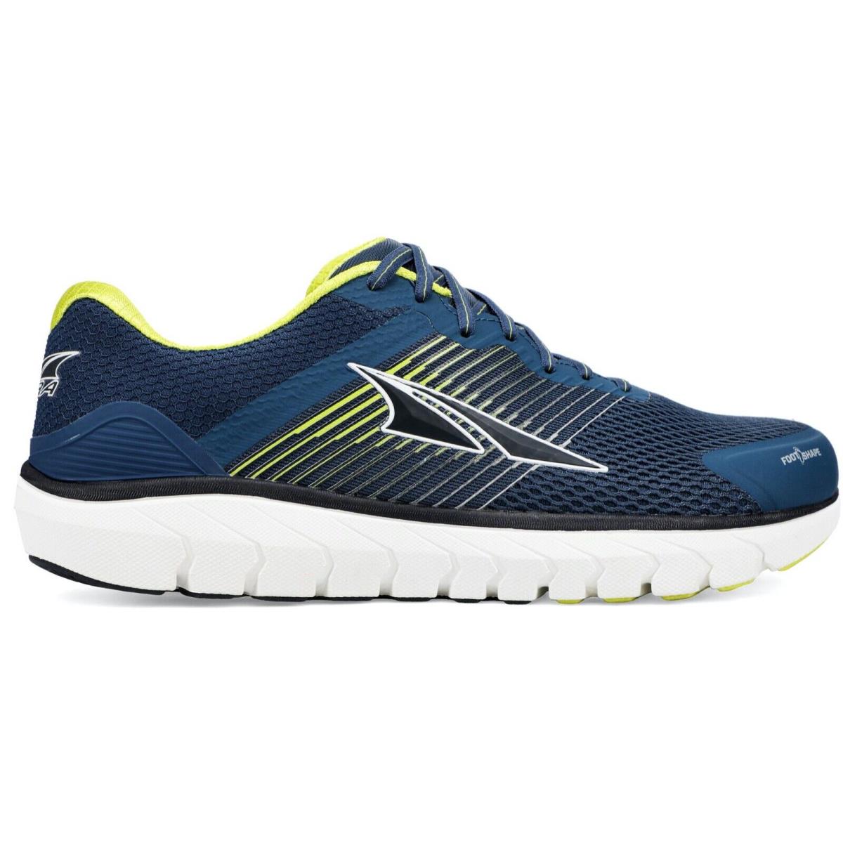 Altra Provision 4 Men`s Road Running Shoes Blue/lime ALOA4PEA431 US Size 11 - Blue/Lime