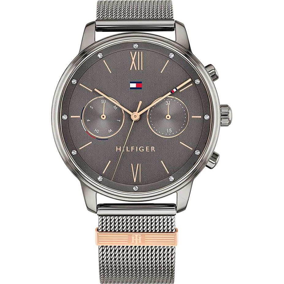 Tommy Hilfiger Blake Grey Stainless Steel Mesh Women s Watch 1782304