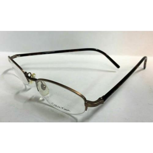 Calvin Klein Eyeglasses CK351 579 Brown Frames 48MM Rx-able