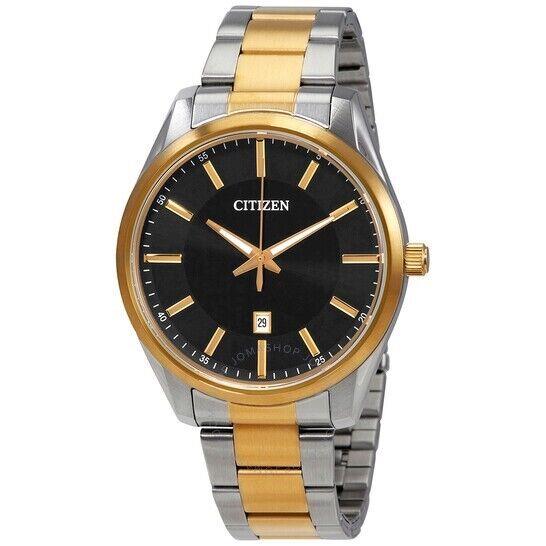 Citizen Dress Men`s Quartz Two Tone Stainless Steel Watch - BI1034-52E