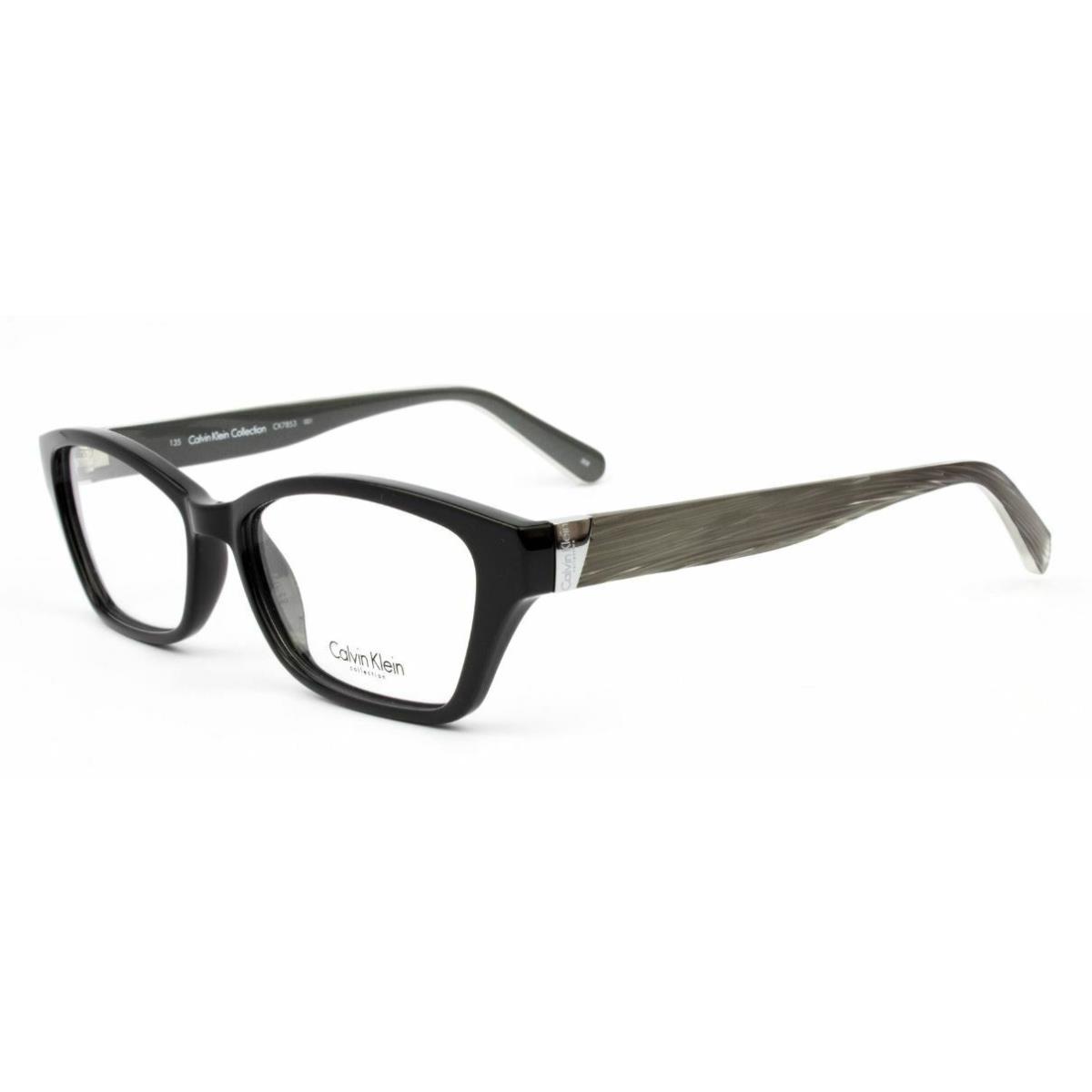 Calvin Klein Eyeglasses CK7853 001 Black Frames 53MM Rx-able