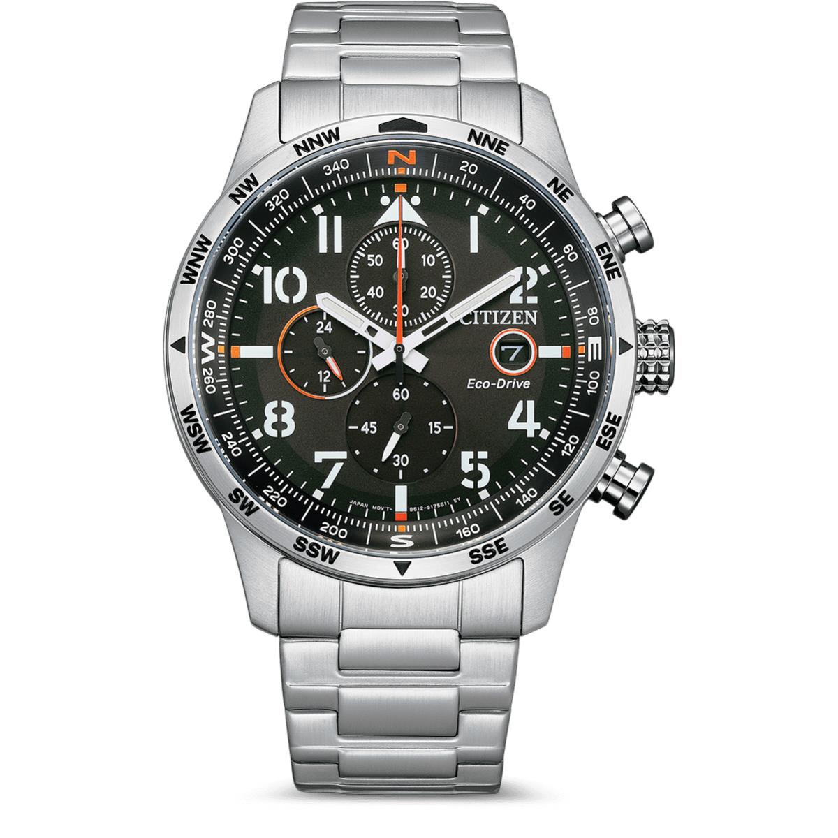 Citizen Men`s Eco Drive Chronograph Black Dial Watch - CA0790-83E