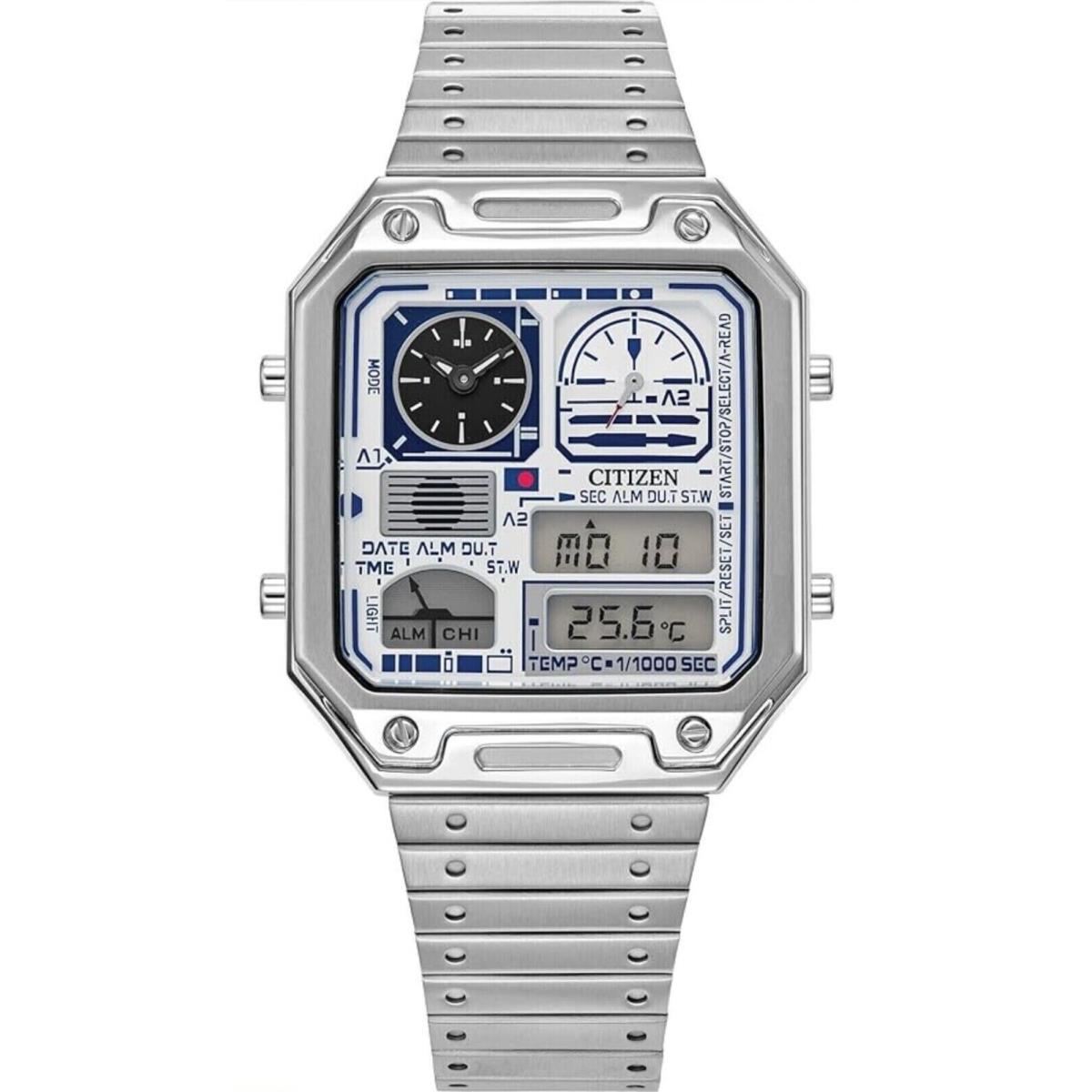 Citizen JG2121-54A Star Wars R2-D2 Analog Digital White Dial Watch 2023 Release