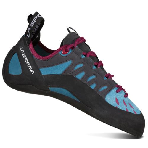 La Sportiva Tarantulace Womens Premier Climbing Shoes Topaz/red Plum 30M624502