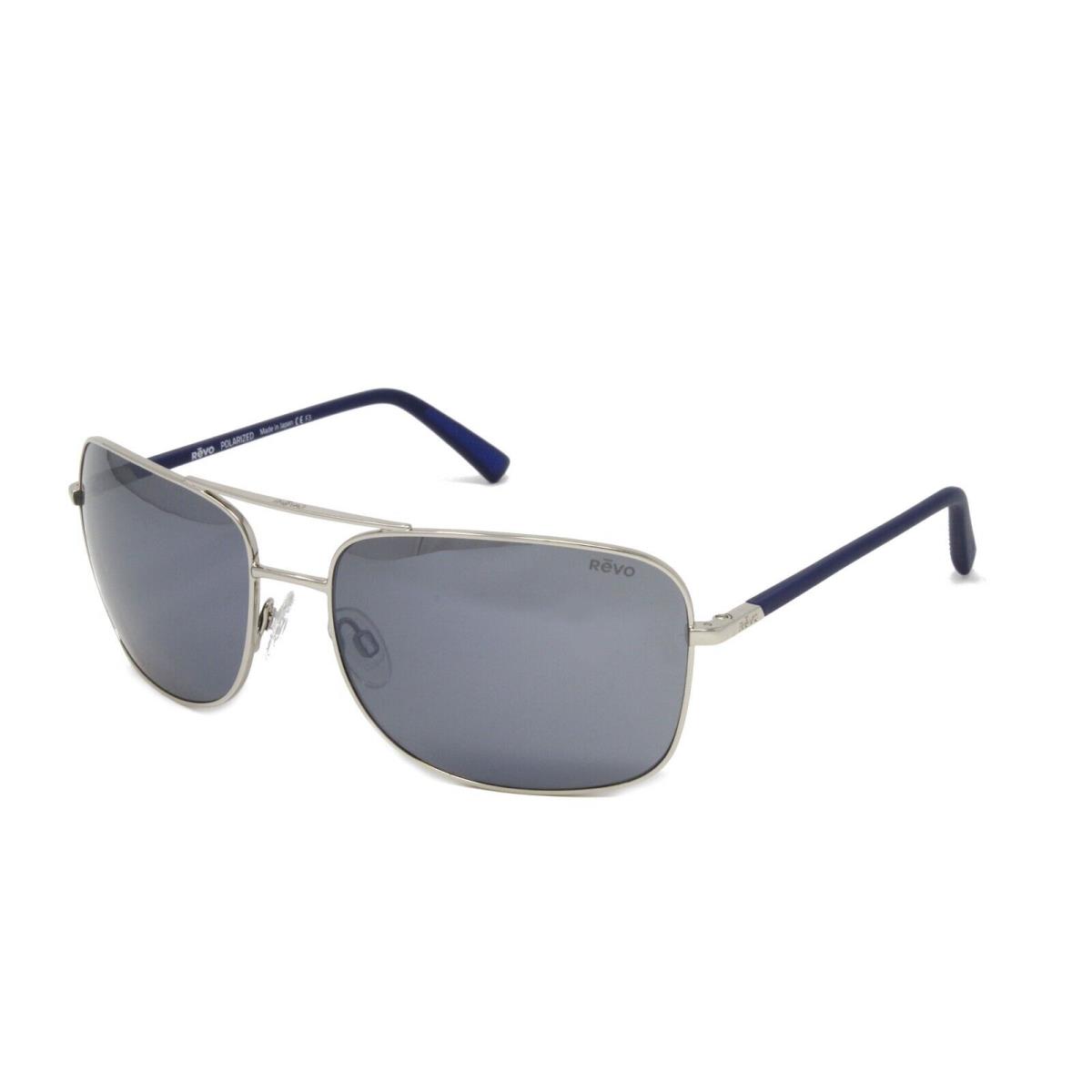 Revo Sunglasses Summit RE1116 03GY Chrome Graphite Polarized Lens 61mm - Frame: Silver, Lens: Gray