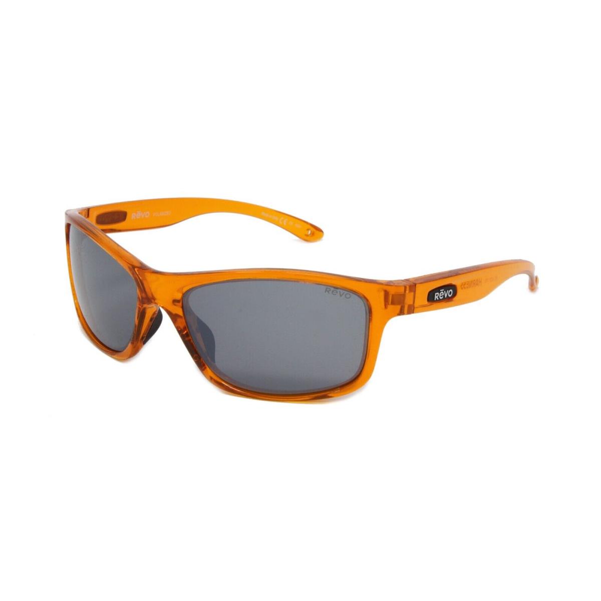 Revo Sunglasses RE4071 16GY Orange Transparent Polarized Grey Lens 61mm