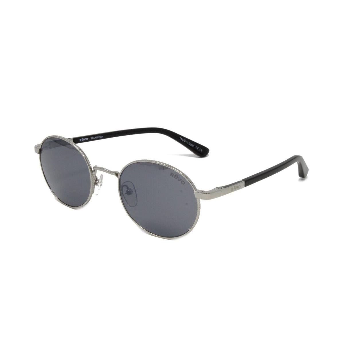 Revo Sunglasses Riley RE1143 03GY Chrome Graphite Polarized Lens 50mm - Frame: Silver, Lens: Gray