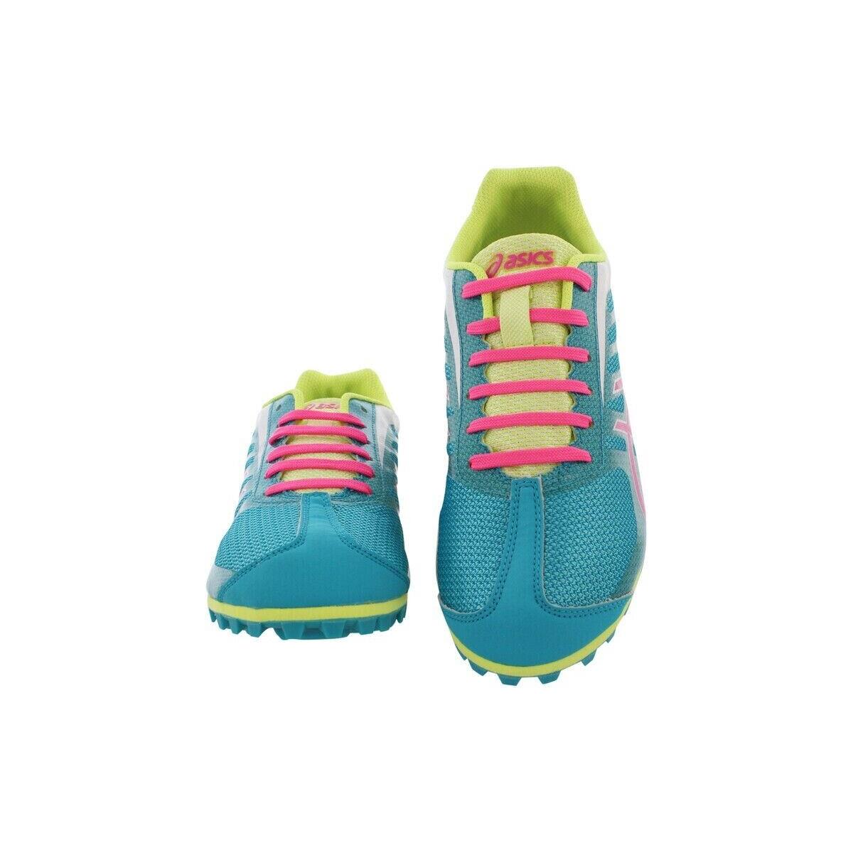 Asics Womens Hyper LD 5 G454Y-4453 Blue Pink Round Toe Sneakers Shoes Size 10M - Blue Pink