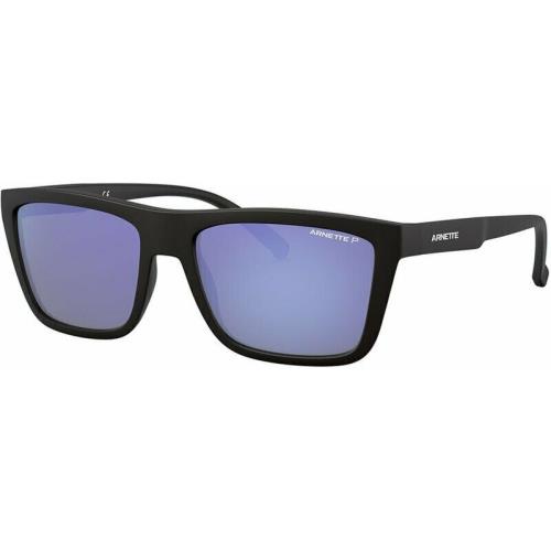 Arnette Deep Ellum AN4262 Sunglasses 01/22 Mt Black Polarized Dark Grey 55mm