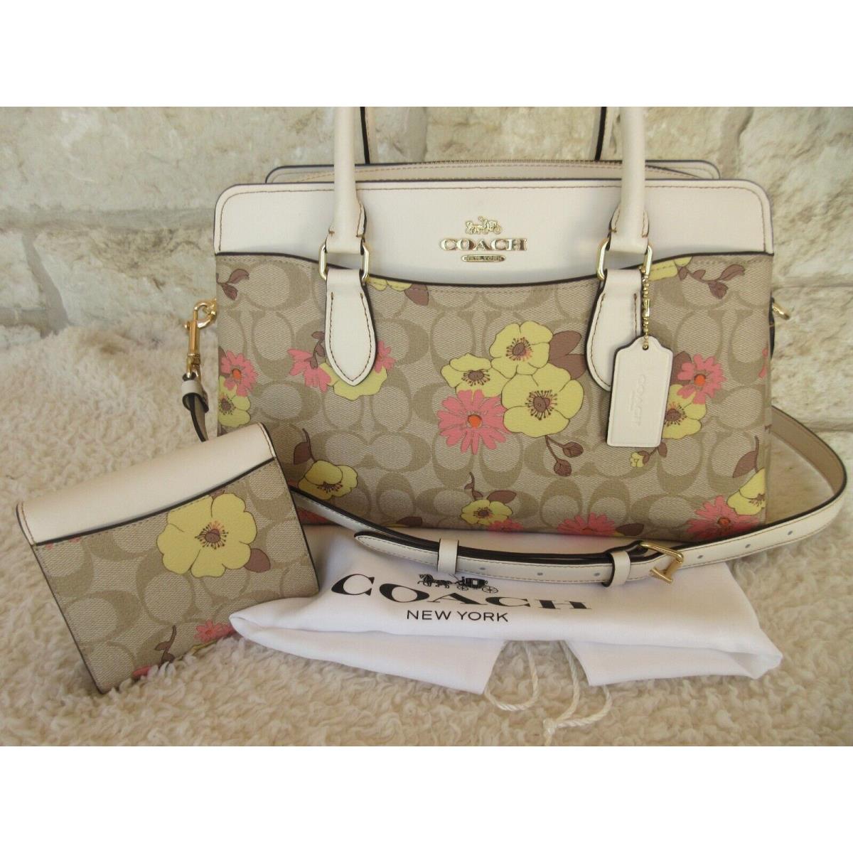 COACH®  Darcie Carryall In Signature Canvas With Country Floral Print