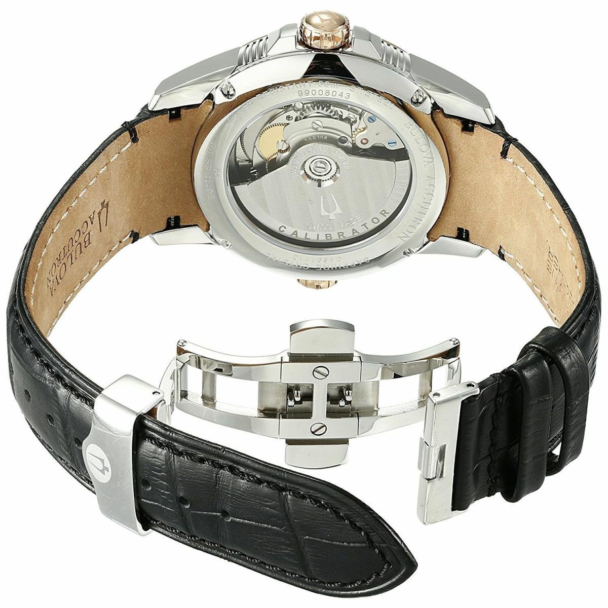 Bulova 65B148 Accutron Calibrator Automatic Men`s Watch Swiss Made Retail