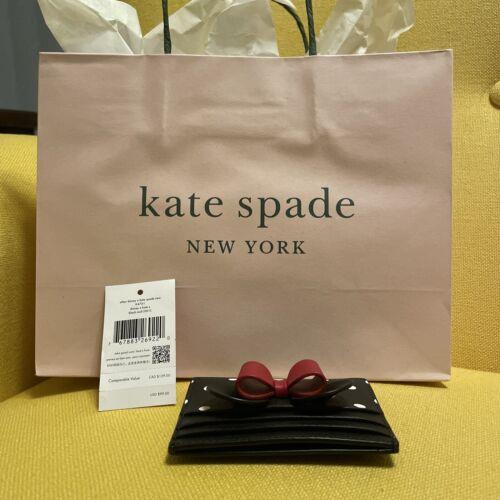 Kate Spade wallet  - BLACK/WHITE/RED 3