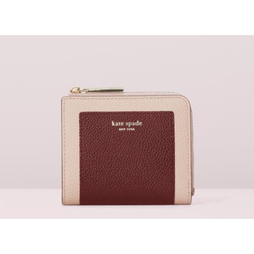 Kate Spade New York L3952 Margaux Pink Small Bifold Wallet Women`s