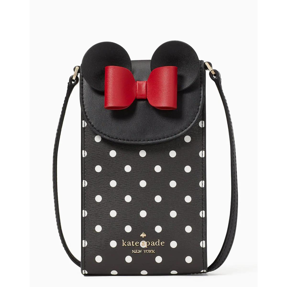 Disney x Kate Spade New York Minnie Mouse North South Flap Phone Crossbody