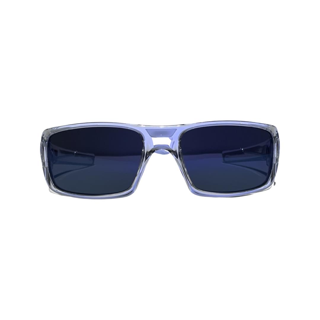 Oakley Crankshaft Golf Sport Wrap Square Sunglasses Polarized Shades 0009239 Clear / ICE Iridium