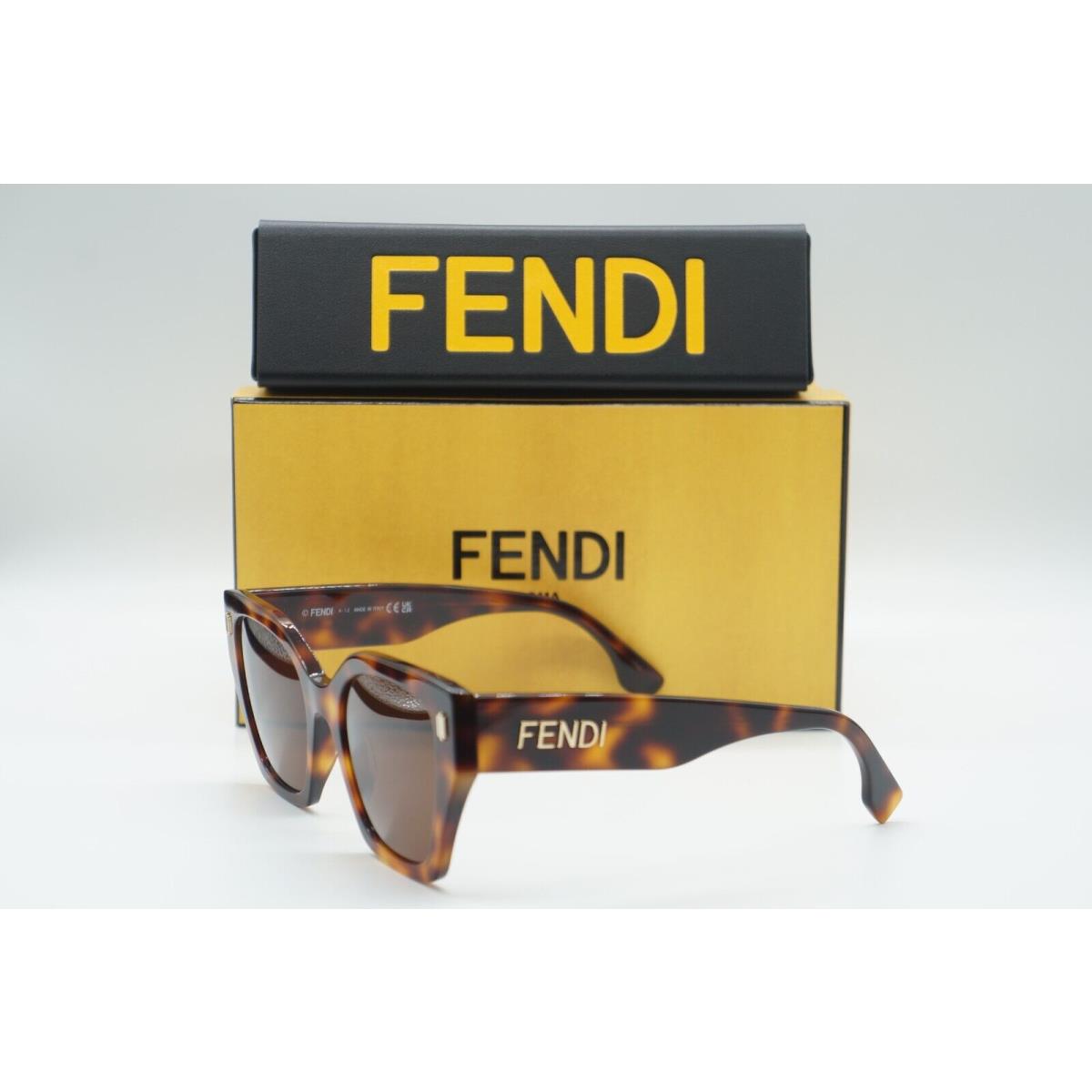 Fendi FE40070I 53E Havana Brown Sunglasses Frames 54-20