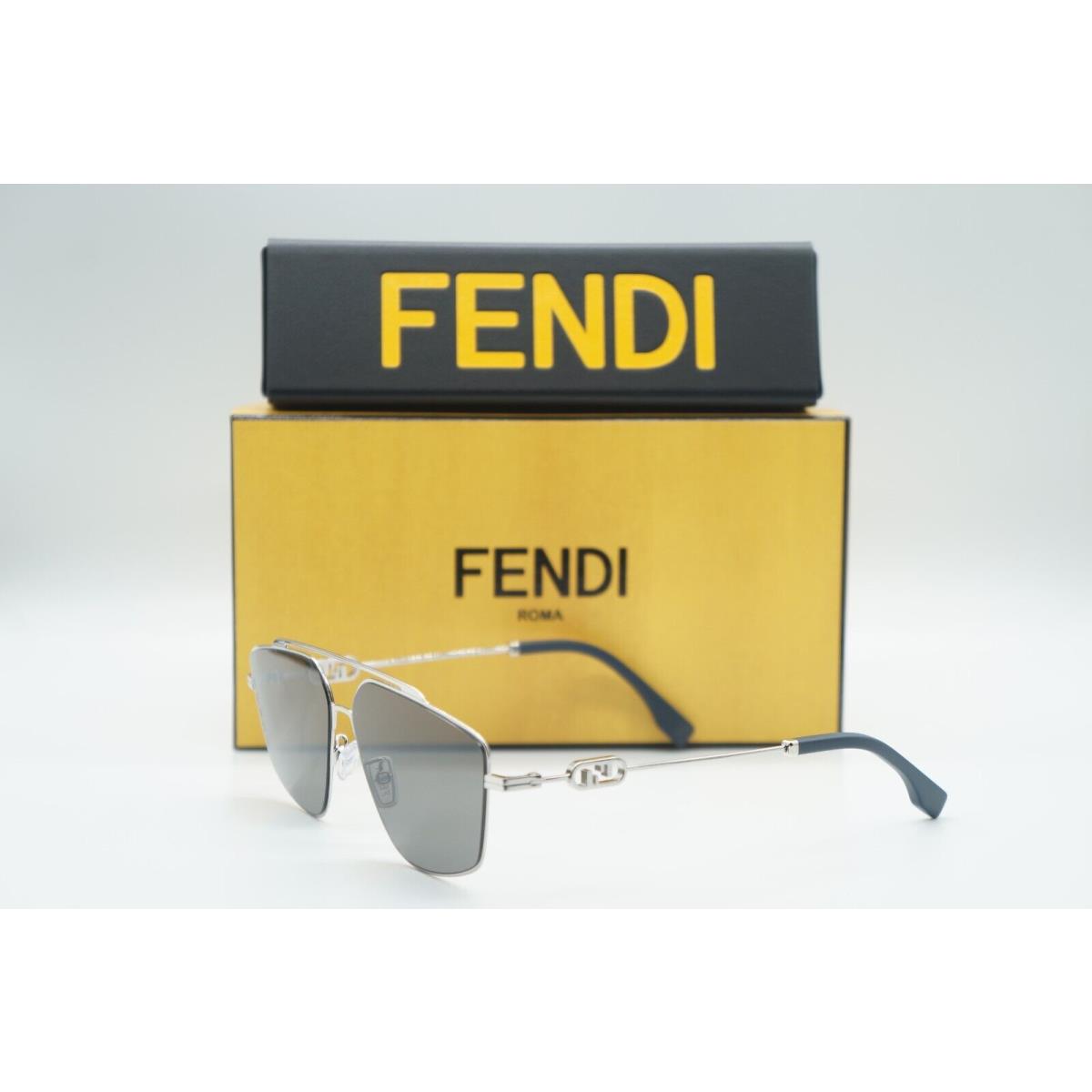 Fendi FE40079U 16A Shiny Dark Ruthenium Sunglasses Frames 58-13