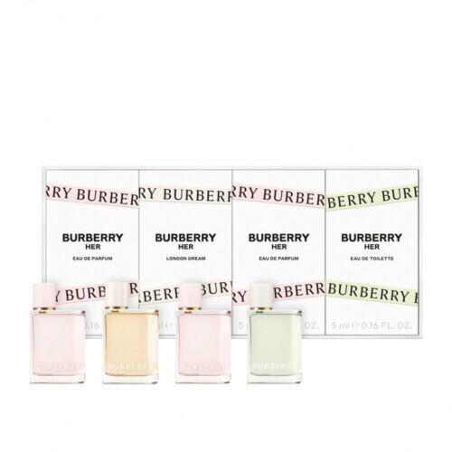 Burberry Travel Set 4pc 0.16oz. 5ml Edt/edp Women